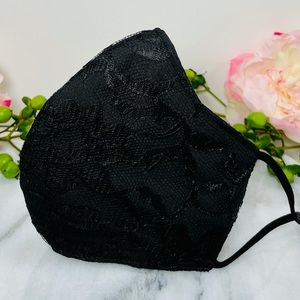 3/$20 Lace Cotton Triple Layer Handmade Face mask